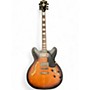 Used Washburn HB36 Sunburst Hollow Body Electric Guitar Sunburst