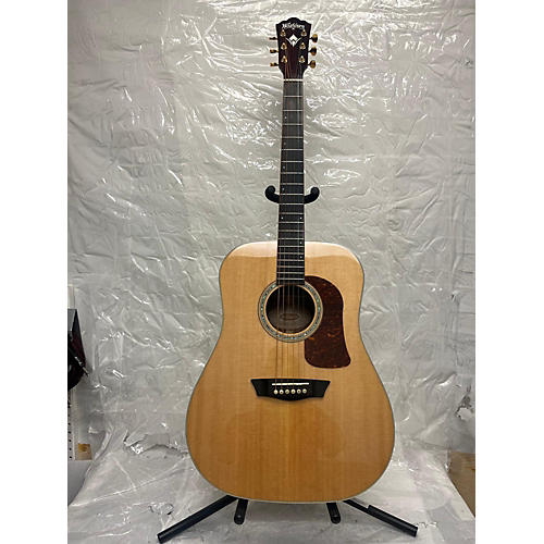 Washburn Used Washburn HD100 Natural Acoustic Electric Guitar Natural