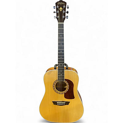 Used Washburn HD10S Natural Acoustic Guitar