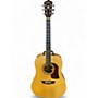 Used Washburn HD10S Natural Acoustic Guitar Natural