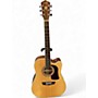 Used Washburn HD10SCE Natural Acoustic Guitar Natural