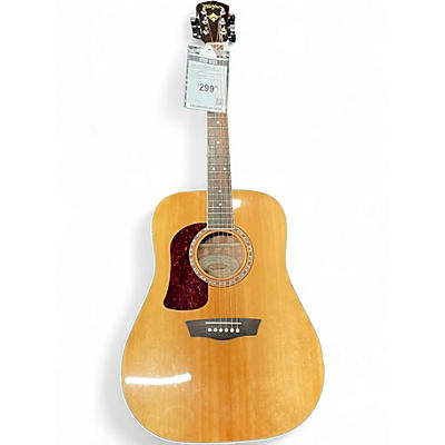 Used Washburn HD10SLH Natural Acoustic Guitar