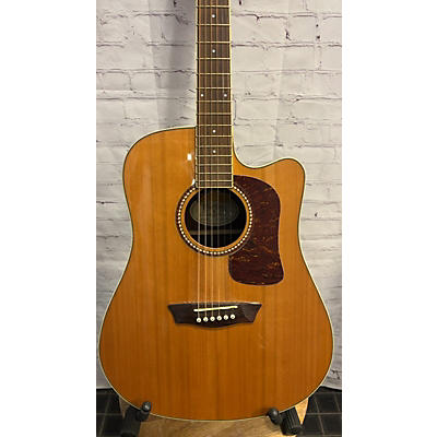 Washburn Used Washburn HD23SCE Natural Acoustic Electric Guitar