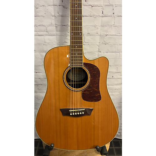 Washburn Used Washburn HD23SCE Natural Acoustic Electric Guitar Natural