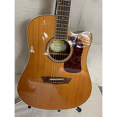 Washburn Used Washburn HD23SCE Natural Acoustic Electric Guitar