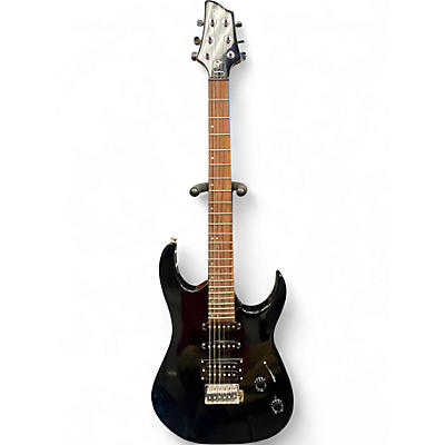 Used Washburn HOB-E Black Solid Body Electric Guitar