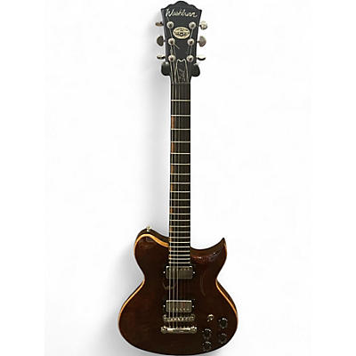 Used Washburn IDOL USA CUSTOM SHOP Trans Brown Solid Body Electric Guitar
