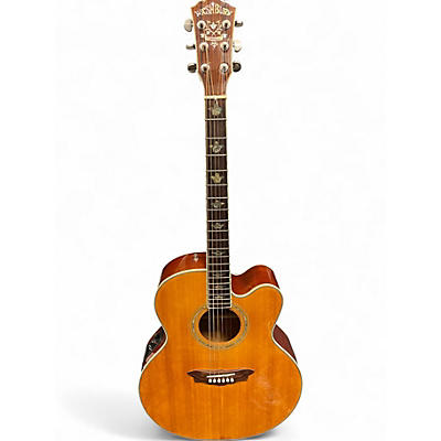 Used Washburn J28SC Natural Acoustic Guitar
