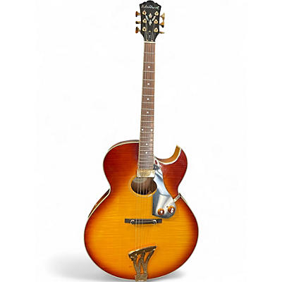 Used Washburn J4 Sunburst Hollow Body Electric Guitar