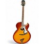 Used Washburn J4 Sunburst Hollow Body Electric Guitar Sunburst