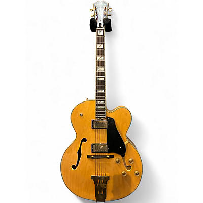 Used Washburn J6 Natural Hollow Body Electric Guitar