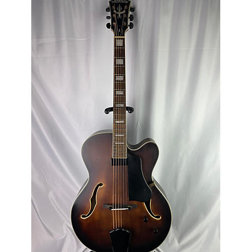 Washburn Used Washburn J600 Jazz Venetian Brown Sunburst Hollow Body Electric Guitar Brown Sunburst