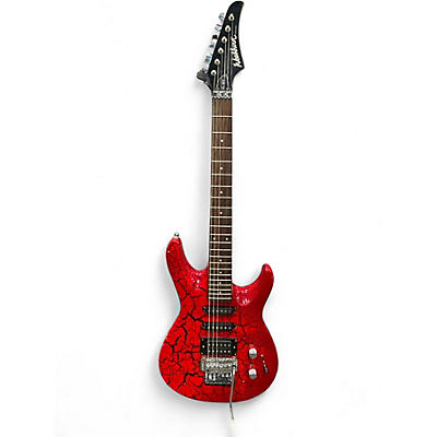Used Washburn KC-40V Red Solid Body Electric Guitar
