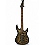 Used Washburn KC70V Black and Silver Solid Body Electric Guitar Black and Silver
