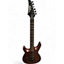Used Washburn KC70V Burgundy Solid Body Electric Guitar Burgundy