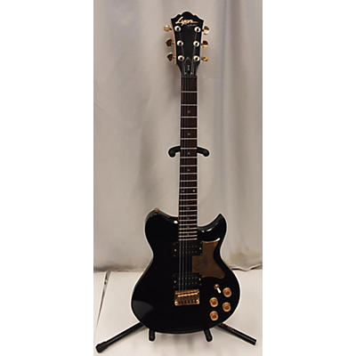 Used Washburn LI15 Black And Gold Solid Body Electric Guitar