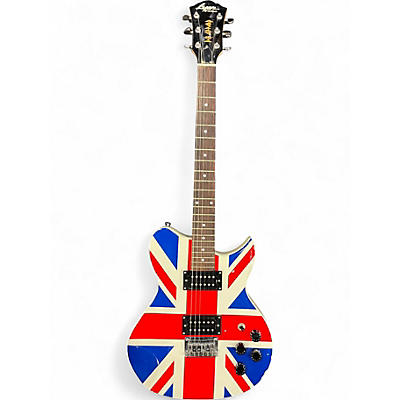 Used Washburn LYON DEF LEPPARD SPECIAL UNION JACK Solid Body Electric Guitar
