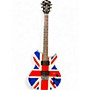 Used Washburn LYON DEF LEPPARD SPECIAL UNION JACK Solid Body Electric Guitar UNION JACK
