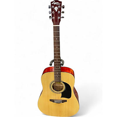 Used Washburn LYON Natural Acoustic Guitar
