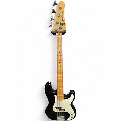Used Washburn LYON SERIES P-STYLE Black Electric Bass Guitar