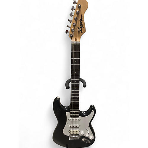 Used Washburn  Lyon Black Solid Body Electric Guitar Black