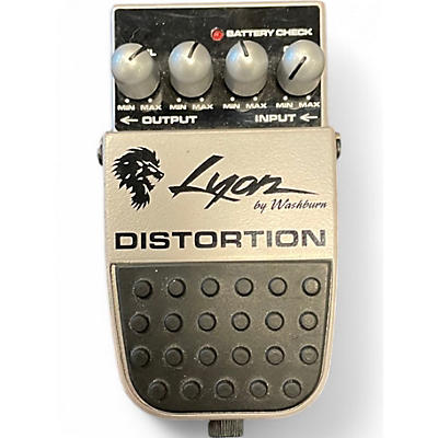 Used Washburn Lyon Distortion Effect Pedal