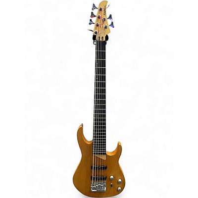 Used Washburn MB6-NM Natural Electric Bass Guitar