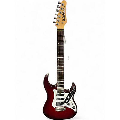 Used Washburn MERCURY II Red Solid Body Electric Guitar