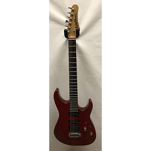 Washburn Used Washburn MG120 Red Flame Solid Body Electric Guitar red flame