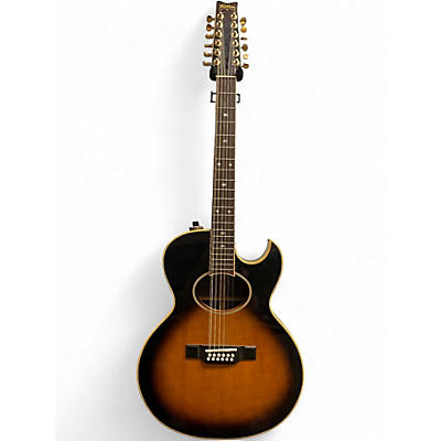 Used Washburn  MONTEREY -12 2 Tone Sunburst 12 String Acoustic Electric Guitar