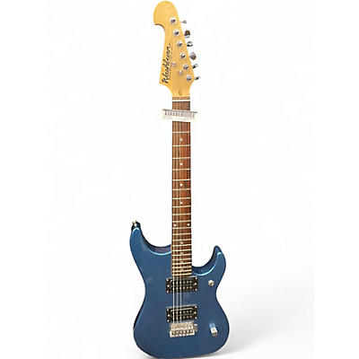 Used Washburn Nuno Bettencourt Signature N2 Electron Blue Metallic Solid Body Electric Guitar