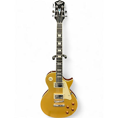 Used Washburn Oscar Schmidt OE20 Gold Top Solid Body Electric Guitar