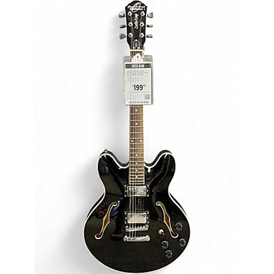 Used Washburn Oscar Schmidt OE30 Black Hollow Body Electric Guitar