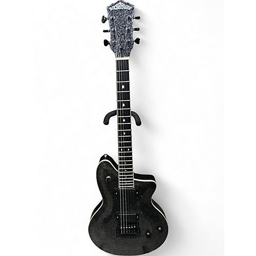 Used Washburn P2 Nuno Bettencourt Black Sparkle Solid Body Electric Guitar Black Sparkle