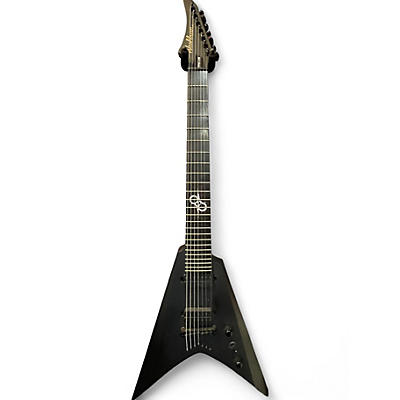 Used Washburn PARALLAXE Flat Black Solid Body Electric Guitar