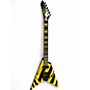 Used Washburn PARALLAXE MICHAEL SWEET BLACK AND YELLOW STRIPE Solid Body Electric Guitar BLACK AND YELLOW STRIPE