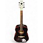 Used Washburn Paul Stanley Signature PS9B Black and Red Acoustic Guitar Black and Red