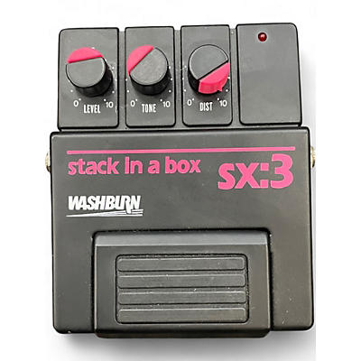 Used Washburn STACK IN A BOX SX:3 Effect Pedal