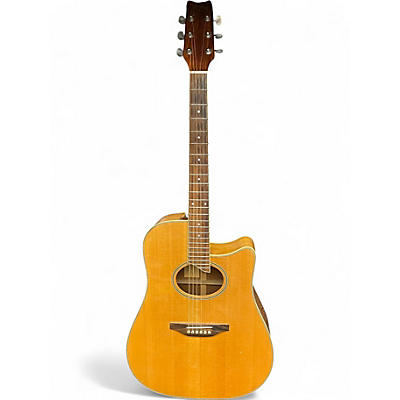 Used Washburn STEPHEN'S EXTENDED CUTAWAY Natural Acoustic Electric Guitar
