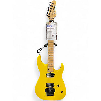 Used Washburn Sammy Hagar CABO WABO Graffiti Yellow Solid Body Electric Guitar