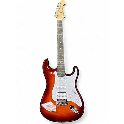 Used Washburn Sonamaster Deluxe HSS Sunburst Solid Body Electric Guitar