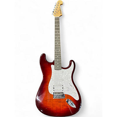 Used Washburn Sonamaster Deluxe red burst Solid Body Electric Guitar
