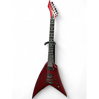 Used Washburn VINDICATOR Dark Red Solid Body Electric Guitar