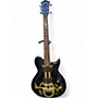 Used Washburn W115ANC Black and Gold Solid Body Electric Guitar Black and Gold