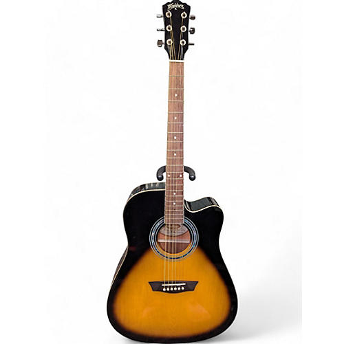 Washburn Used Washburn WA90CE Vintage Sunburst Acoustic Electric Guitar Vintage Sunburst