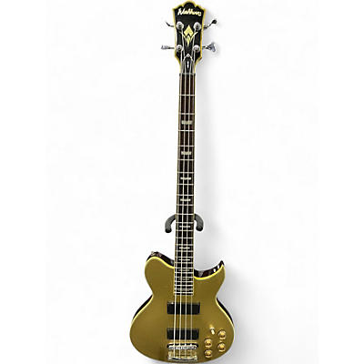 Used Washburn WB-66 Gold Electric Bass Guitar