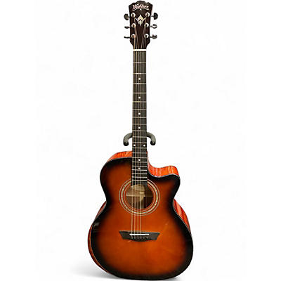 Used Washburn WCG10CE-U ORANGE SUNBURST Acoustic Electric Guitar