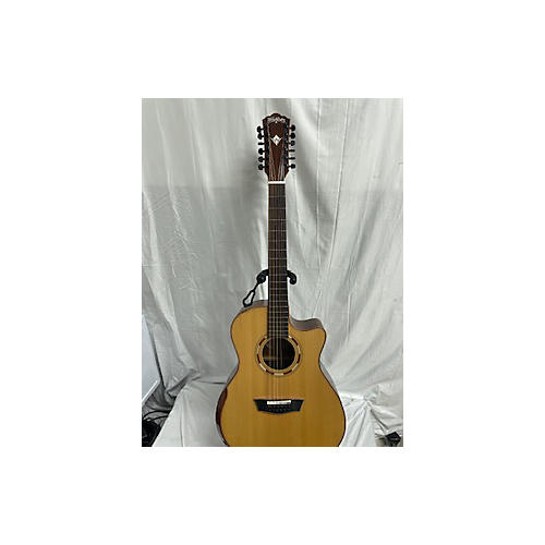 Washburn Used Washburn WCG15SCE12 Natural 12 String Acoustic Electric Guitar Natural