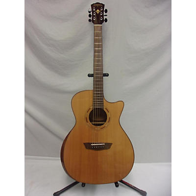 Washburn Used Washburn WCG22sce Natural Acoustic Electric Guitar