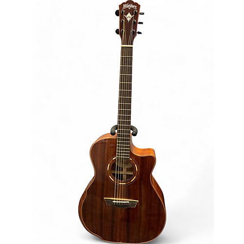 Washburn Used Washburn WCG55CE-0 Koa Acoustic Electric Guitar Koa